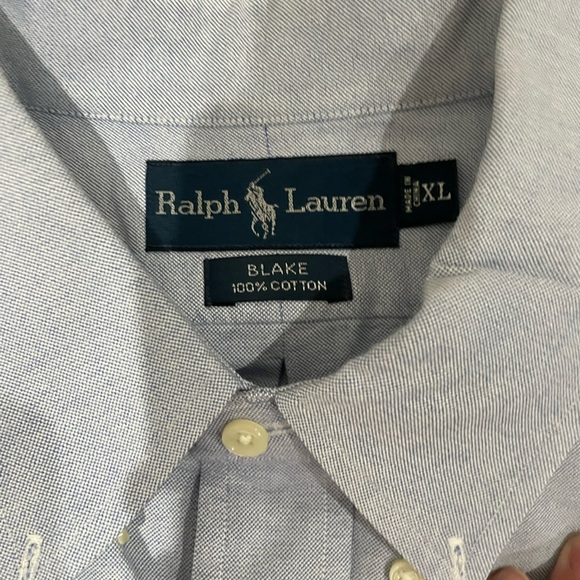 Ralph Lauren Sky Blue Button-Down Shirt Blake - Picture 3 of 4